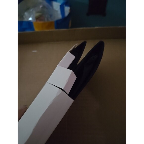 A New Day Women's Tights High Waisted Closed Toe Black Size S/M Opaque - Picture 2 of 3